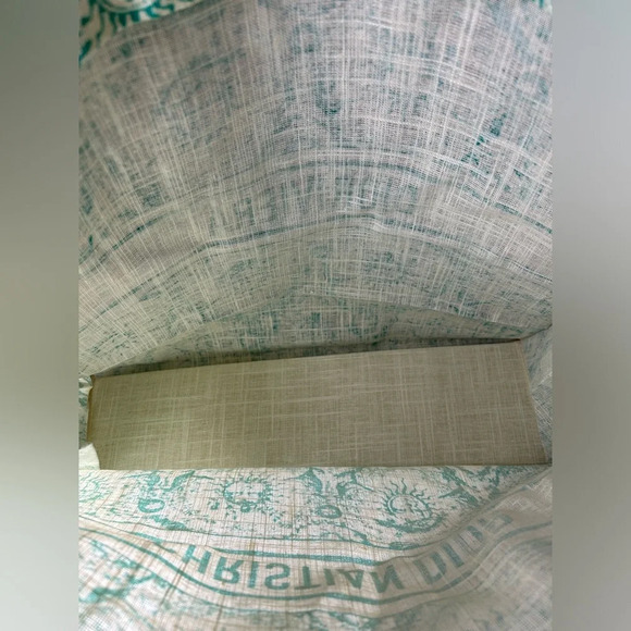 Christian Dior Dioriviera Aquamarine Cloth Linen Tote Bag - Picture 6 of 12